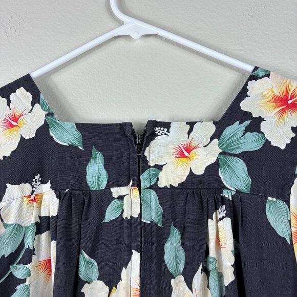 VTG 60s/70s Malihini Hawaii Floral Hawaiian Dress Size Small Coastal - Picture 8 of 10